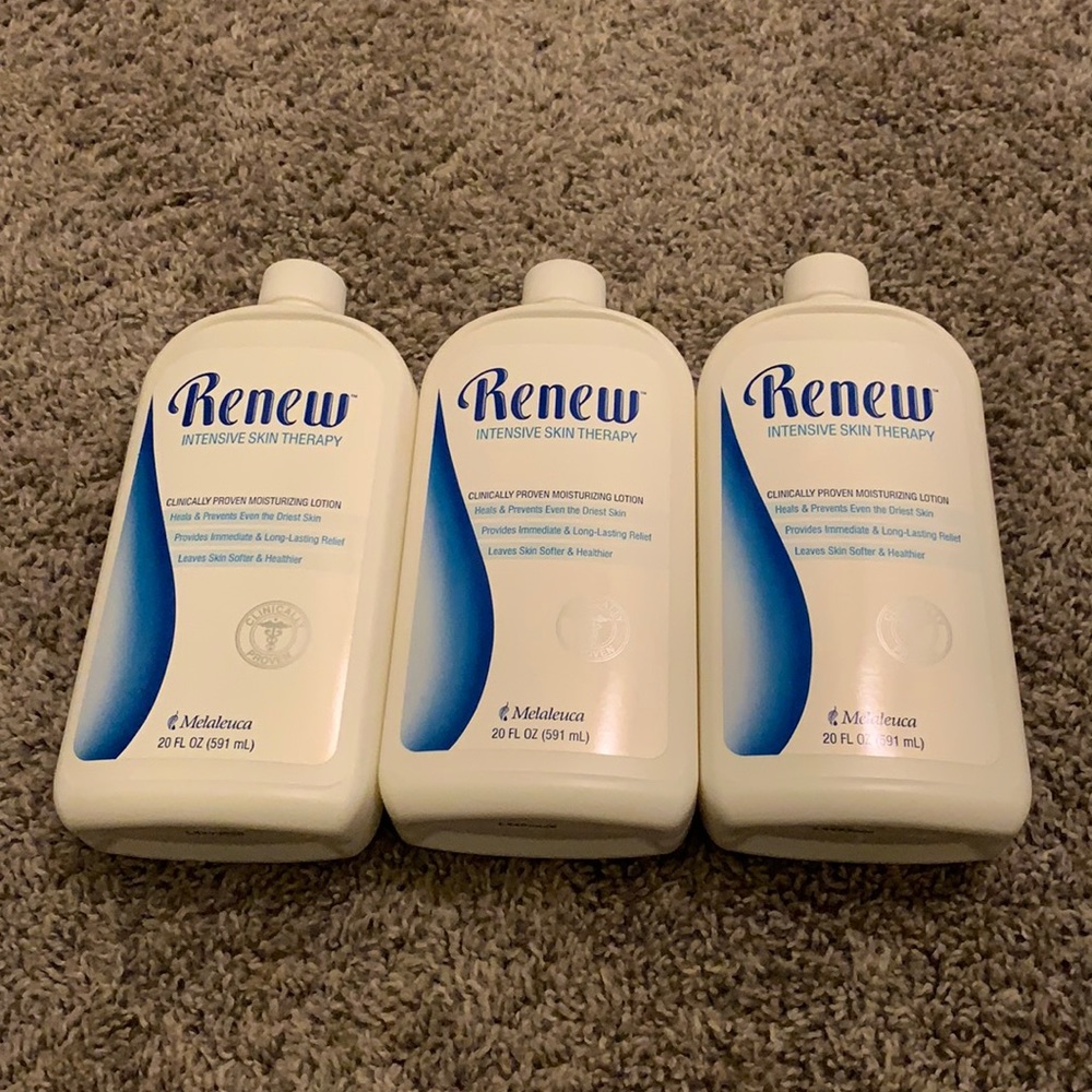 3 Melaleuca Renew Intensive Skin Therapy Lotion, 20 Oz, new